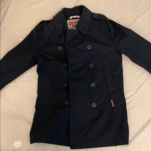 Superdry pea coat high hip length.